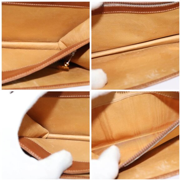 GUCCI Shoulder Bag Canvas Leather Brown Gold Auth ep9840 - Picture 15 of 16